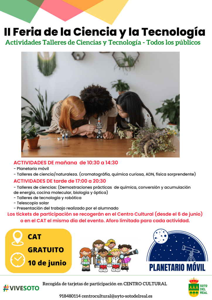 La Feria de la Ciencia y la Tecnología 2023 en Soto del Real ...