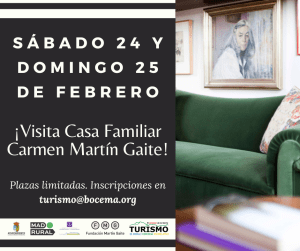 visita casa carmen martin gaite