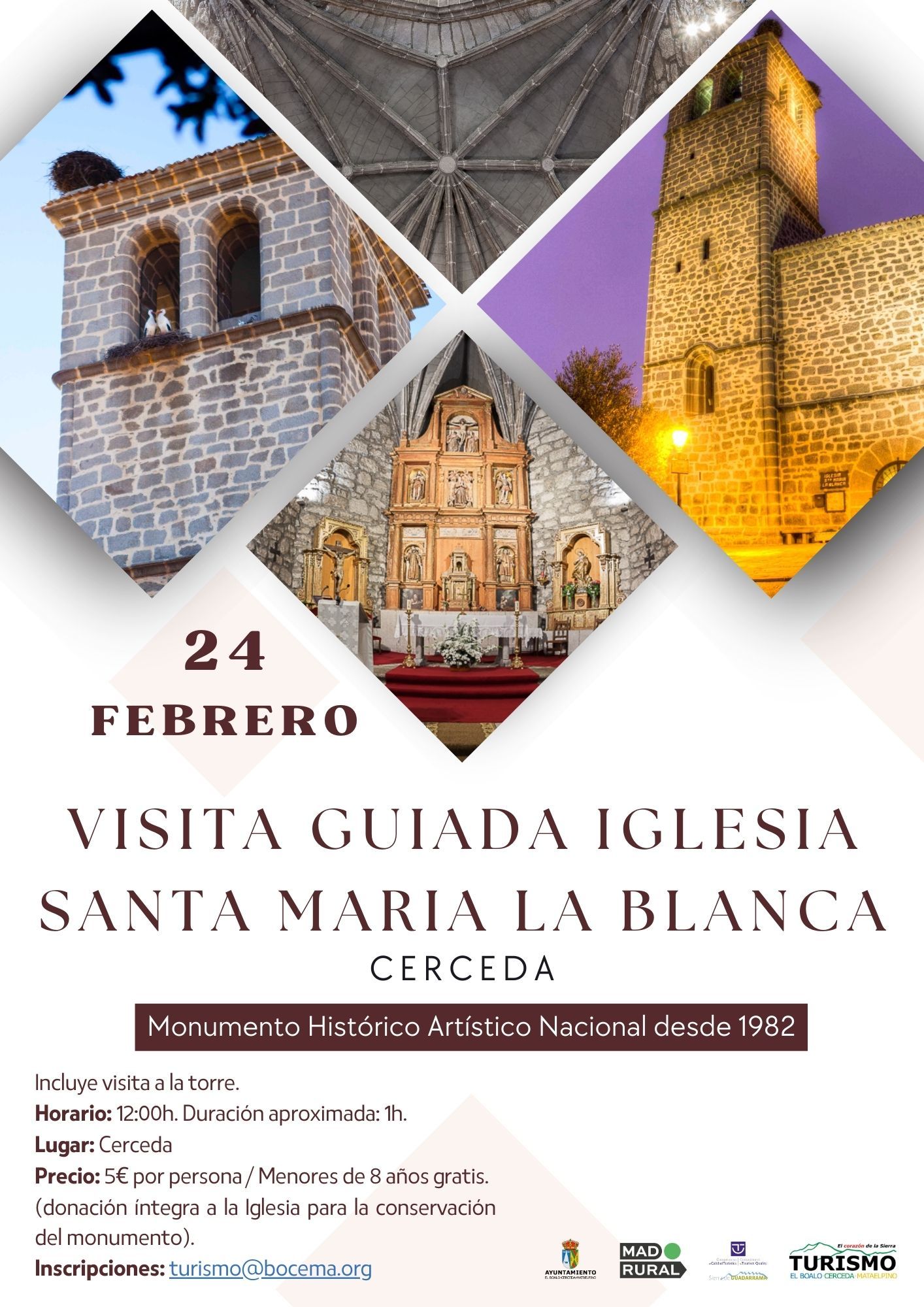 visita iglesia de Cerceda